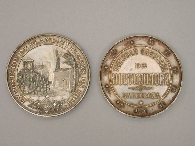 medalla commemorativa [medalla commemorativa], últim quart segle XIX