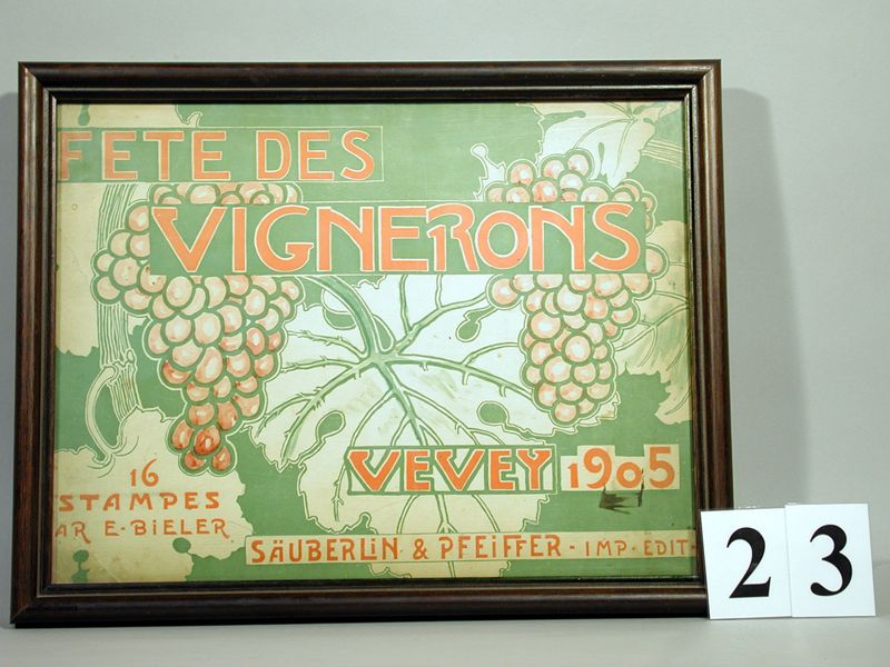 Fete des Vignerons [cromolitografia], Biéler, Ernest, Saüberlin & Pfeiffer, primer quart segle XX