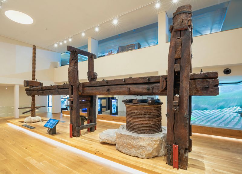 premsa de biga o de lliura [premsa de biga o de lliura], primera meitat segle XIX