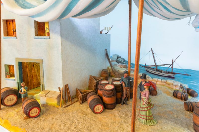 L'EXPEDICIÓ DE VINS [diorama], Albornà Termens, Joan, Albornà Termens, Ramon, Boada, Pau, Güell i Cortina, Lluís Maria, Bertran, Castells Martí, Martí, entre el 1950 i 1952.