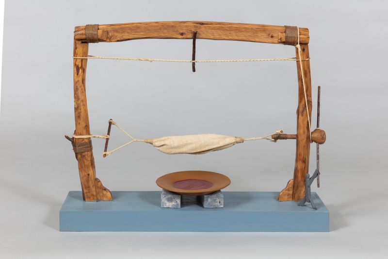 Maqueta de premsa egípcia [maqueta], Padrós, segon quart segle XX