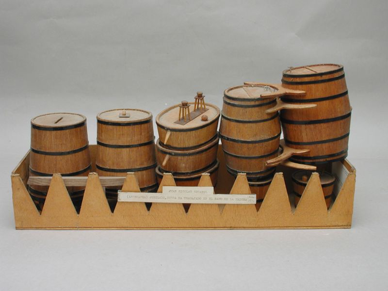 Maqueta de bóta [diorama, miniatura], Nicolau, Joan, contemporani