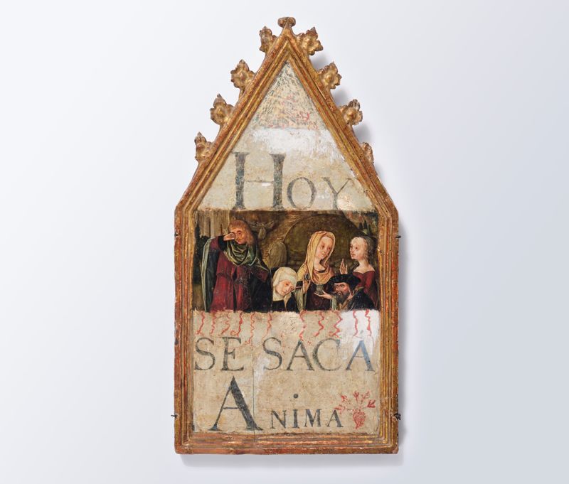 Plany sobre Crist mort. [pintura sobre taula], desconegut, segle XV