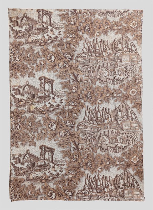 Percala de Montserrat [indiana, tapet], desconegut, primera meitat segle XIX