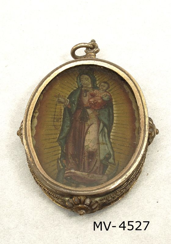 Medalló de la Verge de Guadalupe. [lockets], desconegut, segle XVI segle XVII