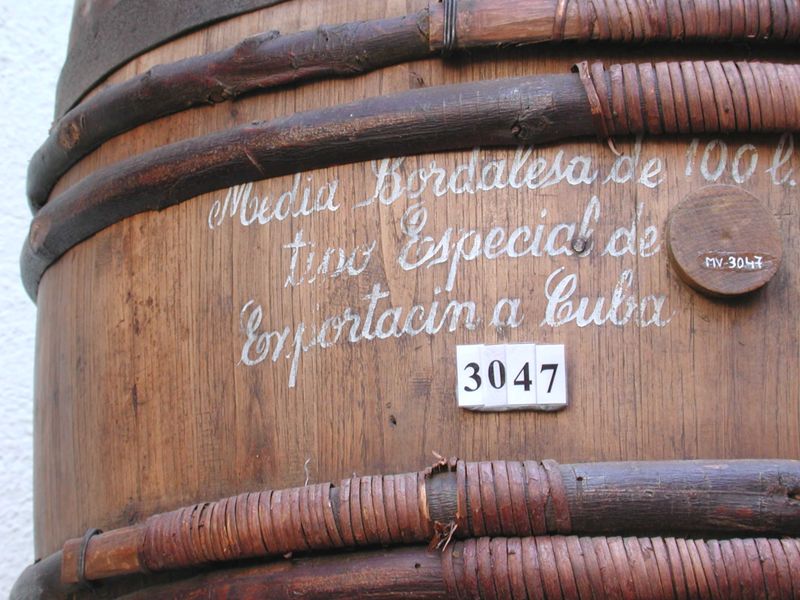 mitja bordelesa [butts, mitja bordelesa], Toneleria mecànica, segon quart segle XX