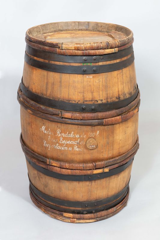 mitja bordelesa [butts, mitja bordelesa], Toneleria mecànica, segon quart segle XX