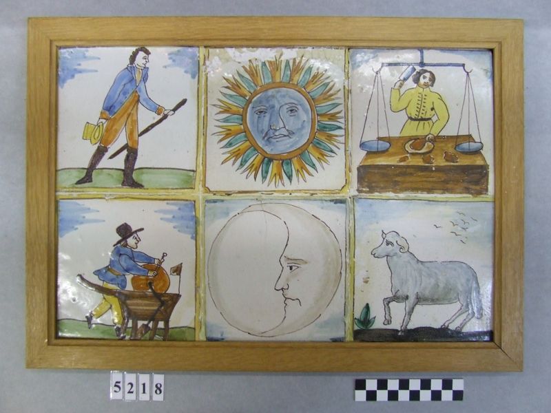 rajola d'oficis, tiles, desconegut, segle XIX