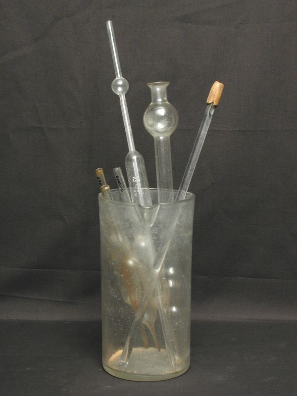 pipeta per a ebulloscopi Malligand o Levesque [pipeta], primera meitat segle XX