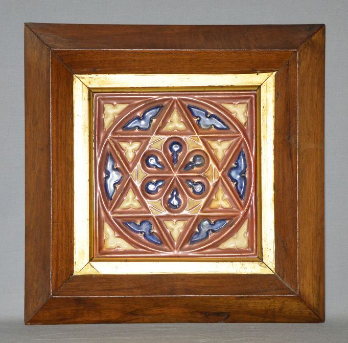 rajola de mostra [tiles], desconegut, últim quart segle XIX-primer quart segle XX