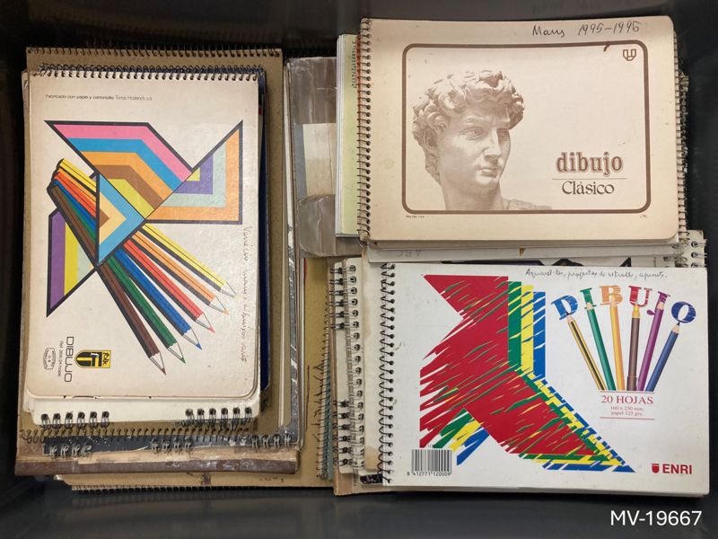 Blocs de dibuix de Jaume Mercader Miret [dibuix], Mercader Miret, Jaume, 1940 - 1999