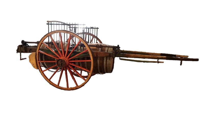 carro de torn per a dos bocois [carts], primer quart segle XX