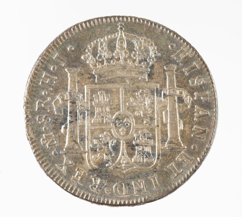 8 reials o 'rals' [coins], Ferran VII, Rei d'Espanya, 1810