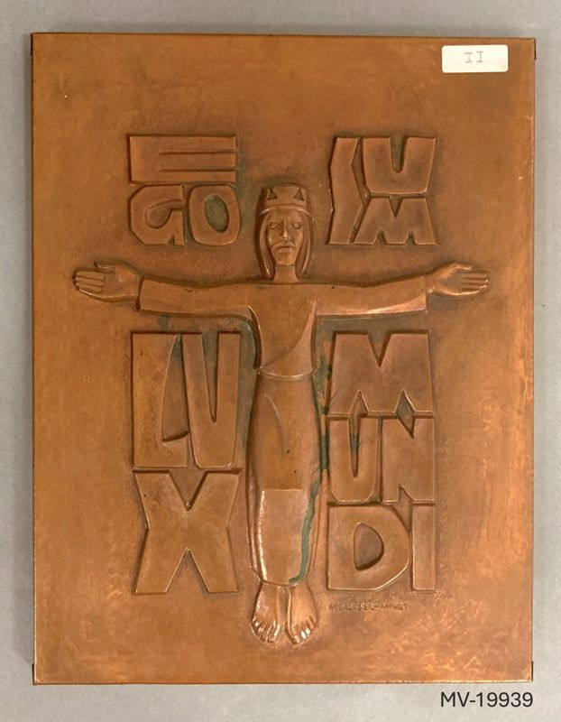 Ego sum lux mundi [relleu], Mercader Miret, Jaume, 1940 - 1999